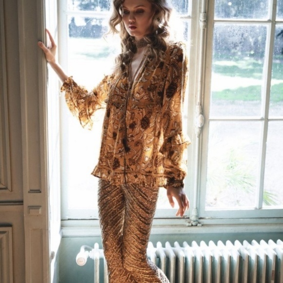 SPELL and The Gypsy Etienne Blouse Sienna S - Picture 2 of 8